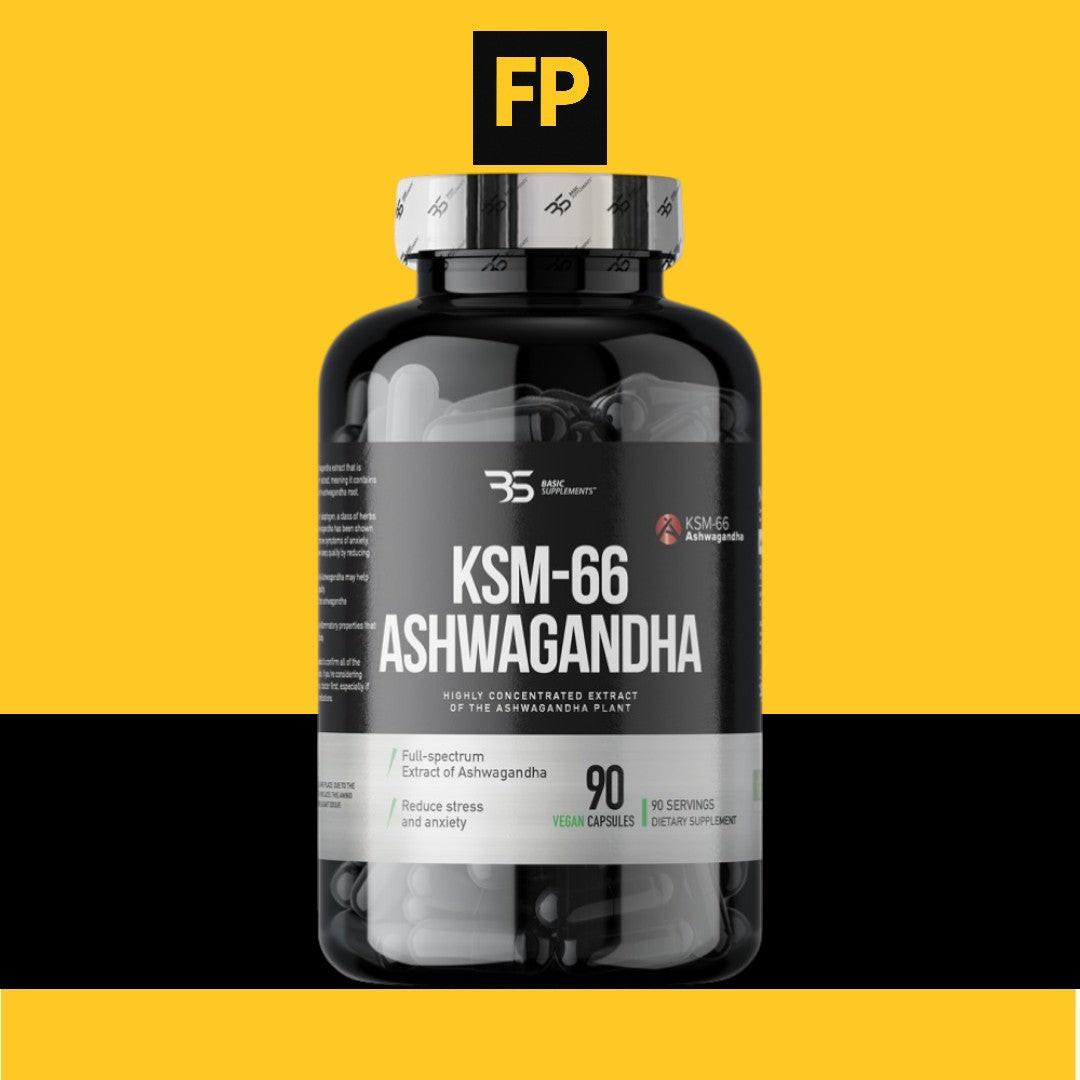 Basic Supplements Ashwagandha KSM-66, 90 kapsula