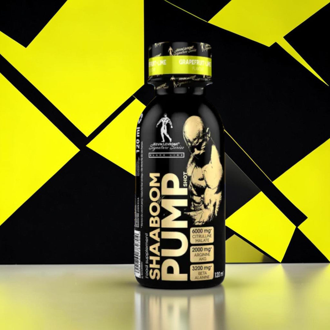 Kevin Levrone Shaaboom Pump NO Reaktor Shot suplement 120ml.