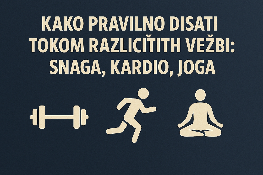 Kako pravilno disati tokom različitih vežbi: snaga, kardio, joga