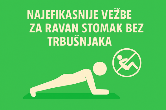 Najefikasnije vežbe za ravan stomak bez trbušnjaka