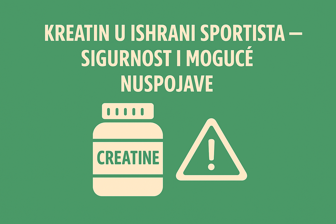 Kreatin u ishrani sportista – Sigurnost i moguće nuspojave
