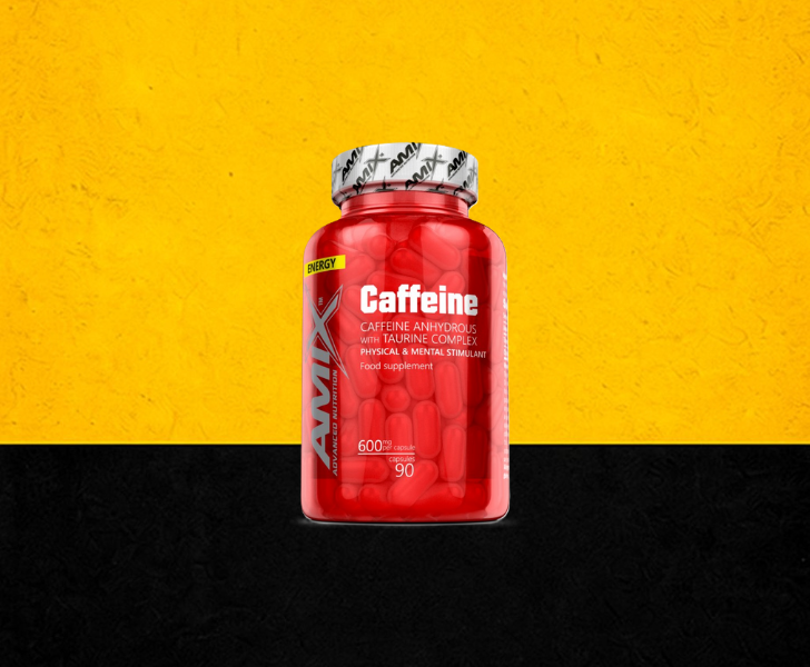 Amix Caffeine 200mg with Taurine 90cps