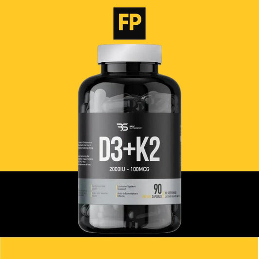 Basic Supplements D3+K2(MK-7) PRO, 90 kapsula