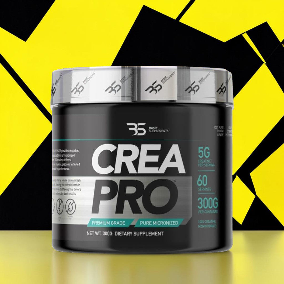 Basic Supplements Crea Pro kreatin monohidrat suplement.