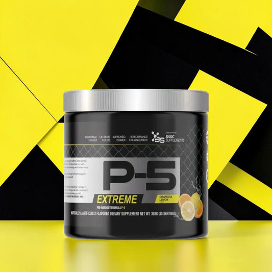 Basic Supplements P-5 Pre Workout Powder suplement 300g.