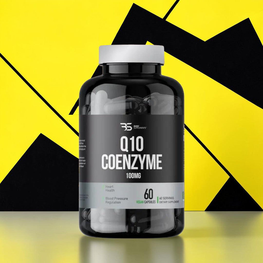 Basic Supplements Q10 Coenzyme koenzim Q10 suplement 60 vegan kapsula.
