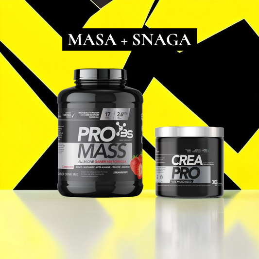 Basic Supplements paket Pro Mass 2600g Crea Pro