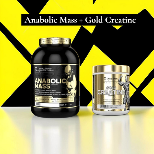 Kevin Levrone paket Anabolic Mass 3000g Gold Creatine 300g.
