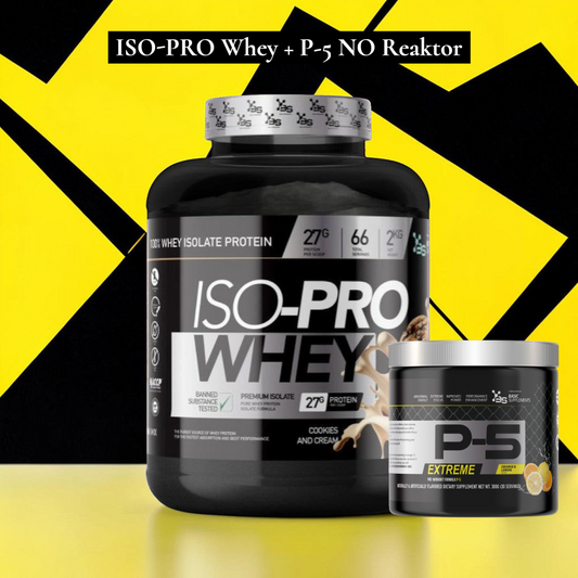 Basic Supplements paket ISO Pro 2000g P-5 Pre Workout Powder 300g.