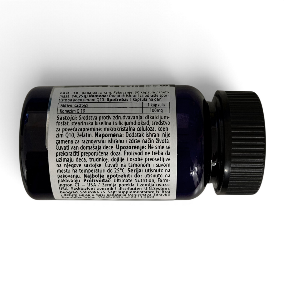 Ultimate Nutrition Coenzyme Q10, 100mg
