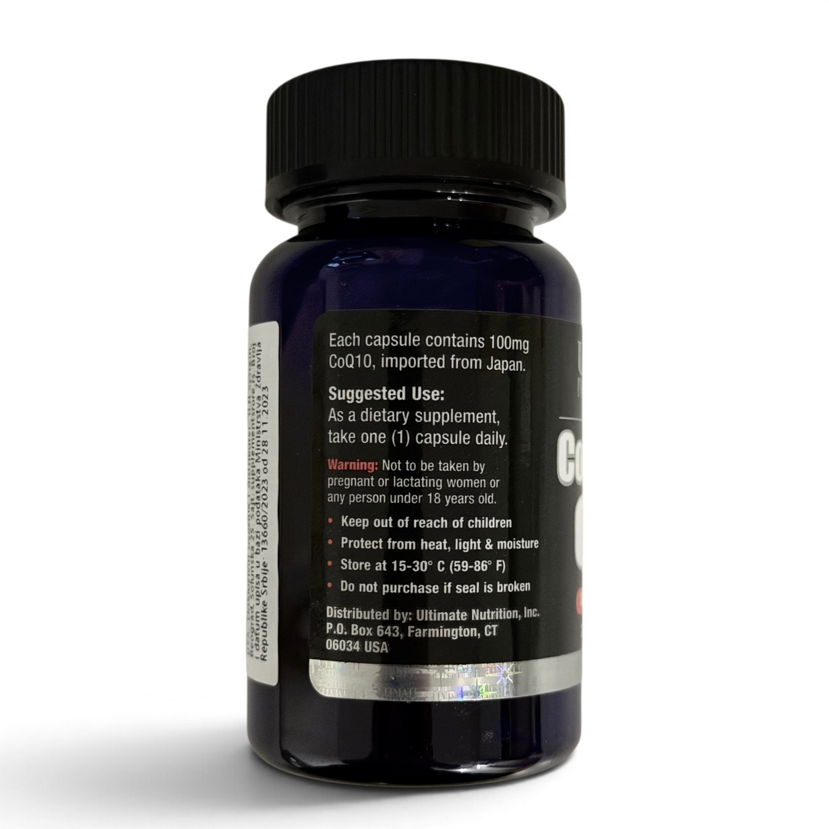 Ultimate Nutrition Coenzyme Q10, 100mg